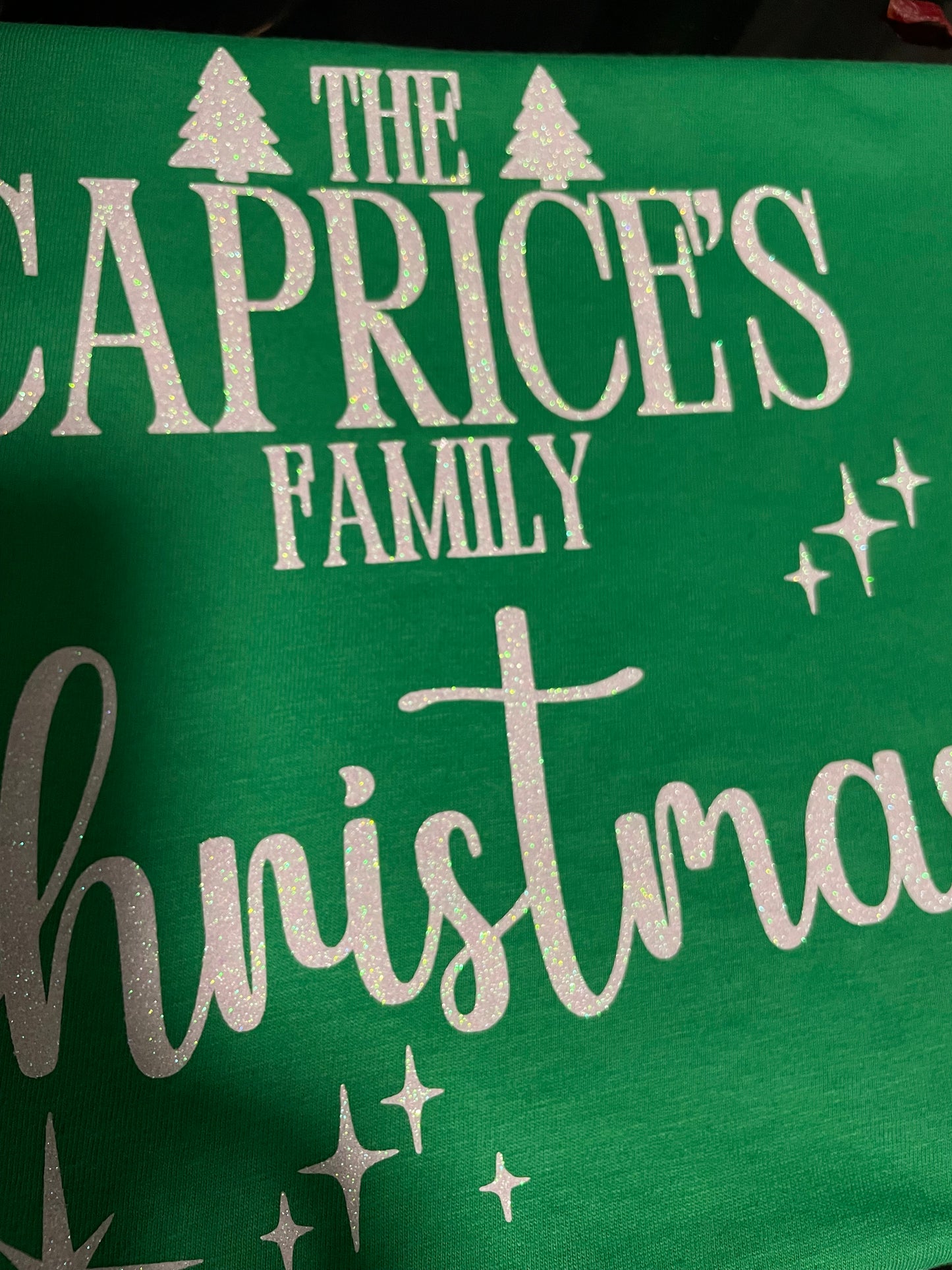 Glitter Your Family Christmas T-shirt