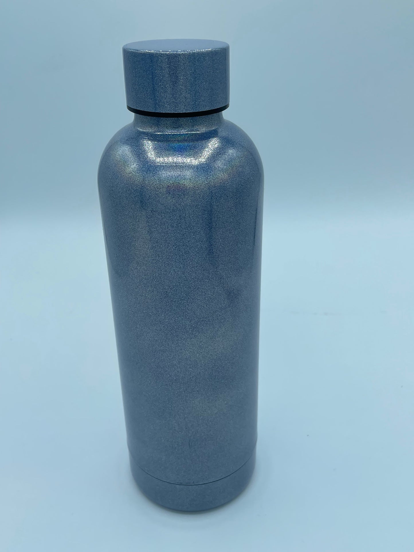 Shimmer 500ml double walled water bottle personalise with your name on both sides of bottle