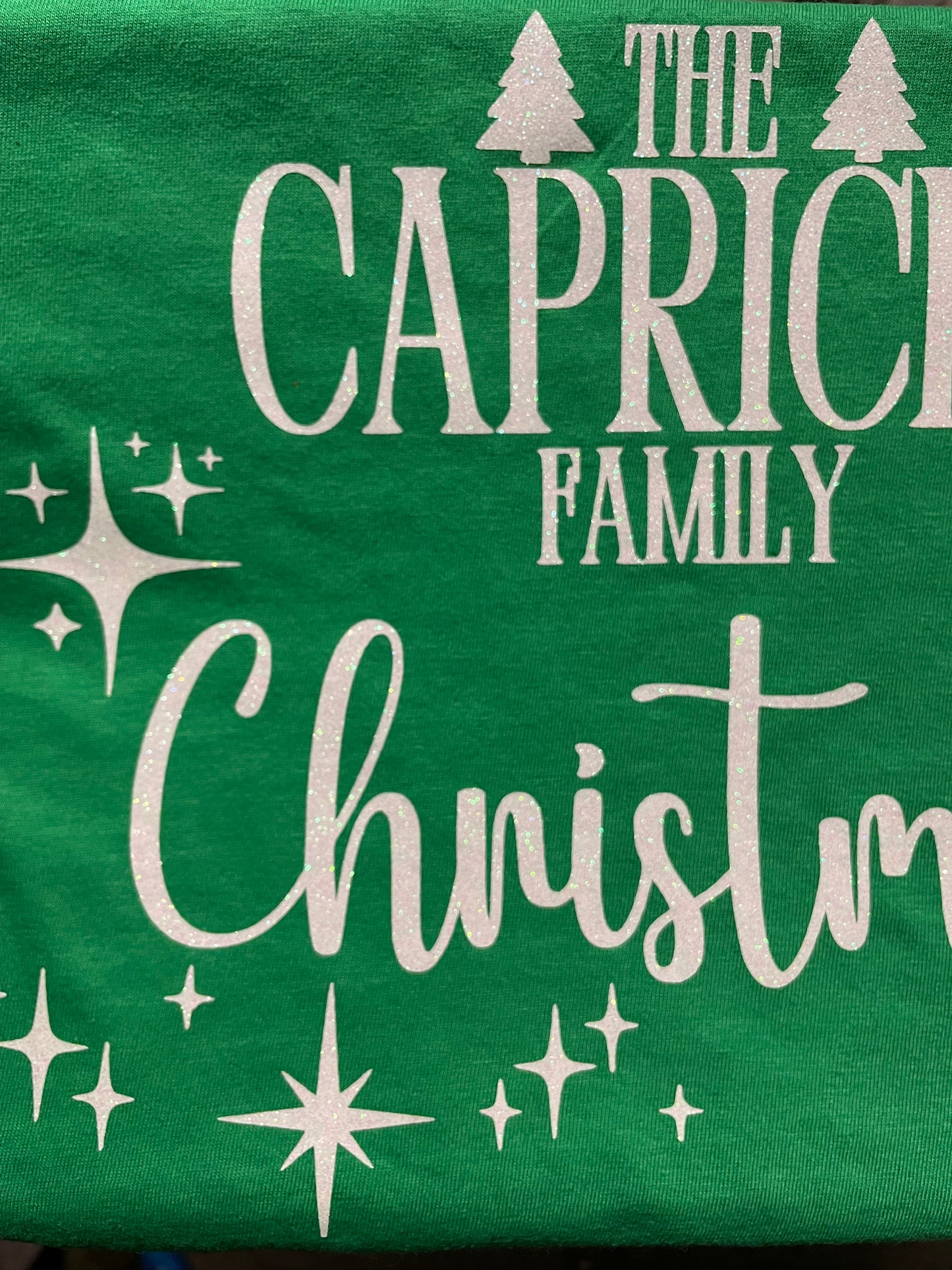 Glitter Your Family Christmas T-shirt