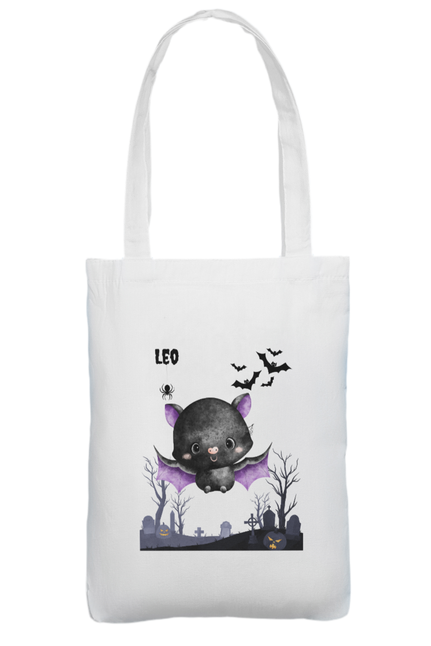 Custom Halloween tote bag add any name