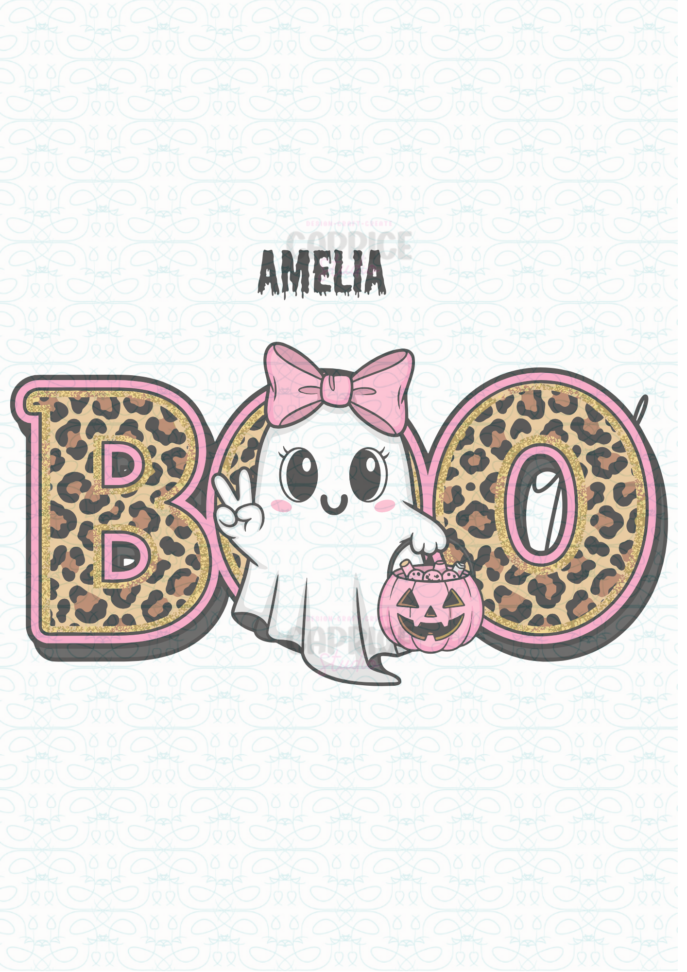 Custom Halloween tote bag add any name