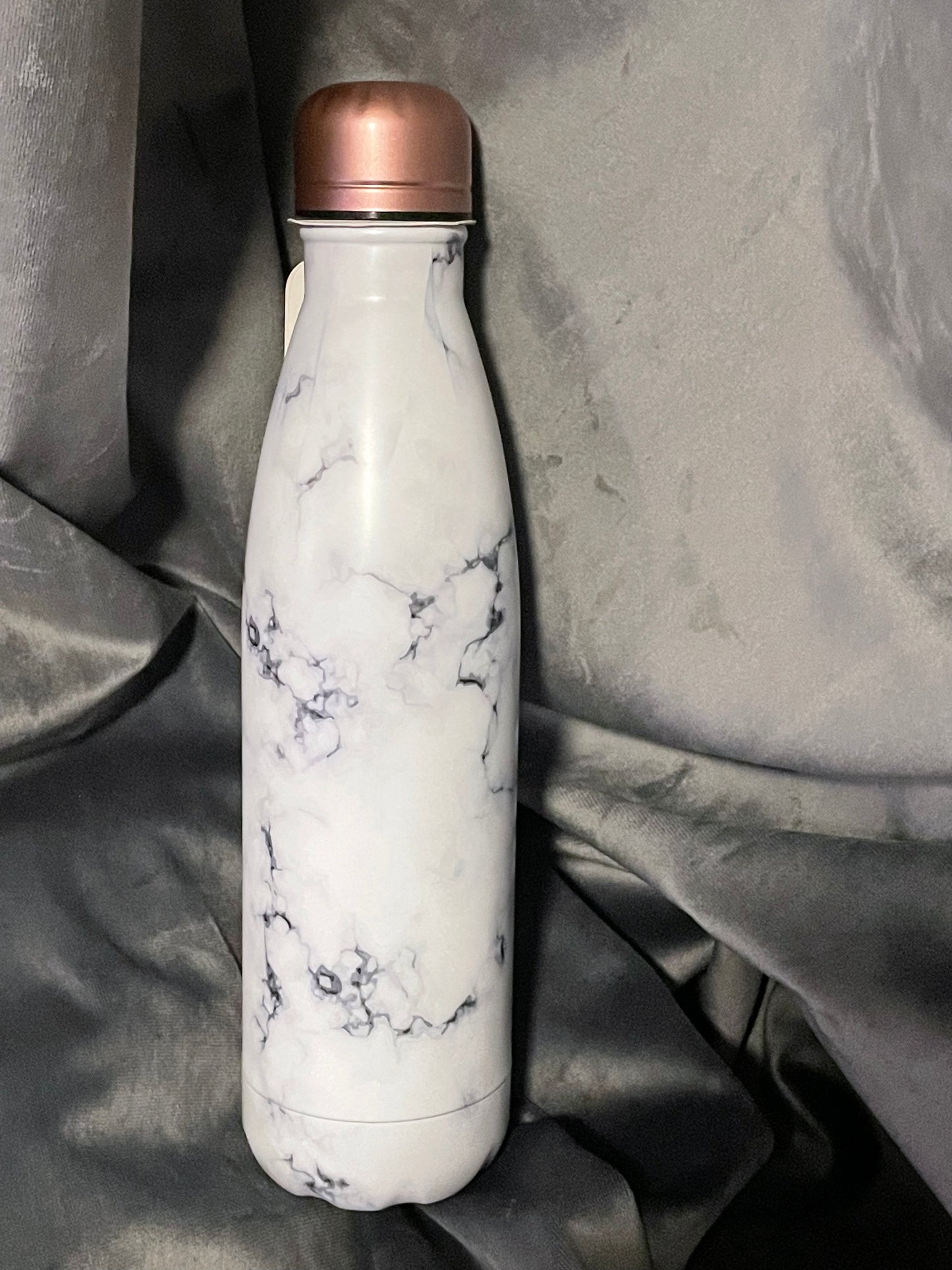 Shimmer 500ml double walled water bottle personalise with your name on both sides of bottle
