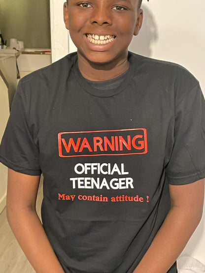 Official teenager birthday t-shirt