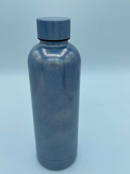 Shimmer 500ml double walled water bottle personalise with your name on both sides of bottle