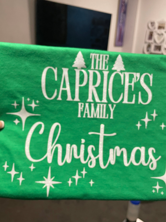 Glitter Your Family Christmas T-shirt