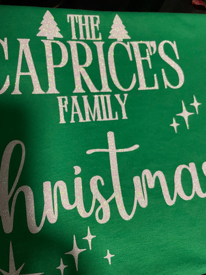 Glitter Your Family Christmas T-shirt