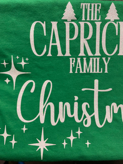 Glitter Your Family Christmas T-shirt