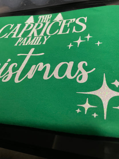 Glitter Your Family Christmas T-shirt