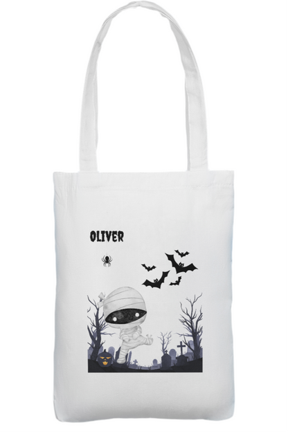 Custom Halloween tote bag add any name