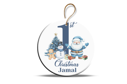 My first Christmas blue edition, custom with any name