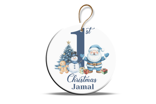 My first Christmas blue edition, custom with any name