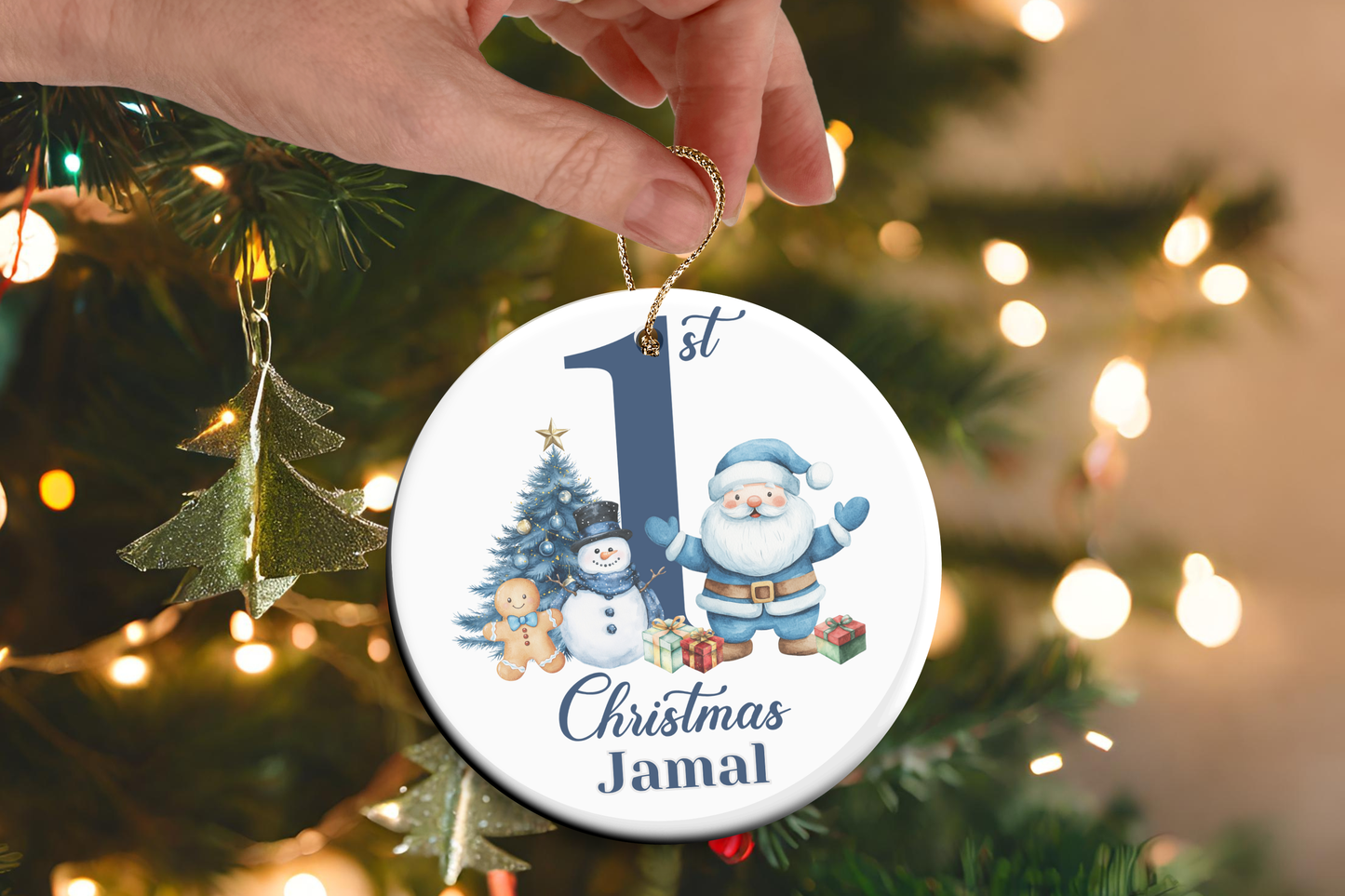 My first Christmas blue edition, custom with any name